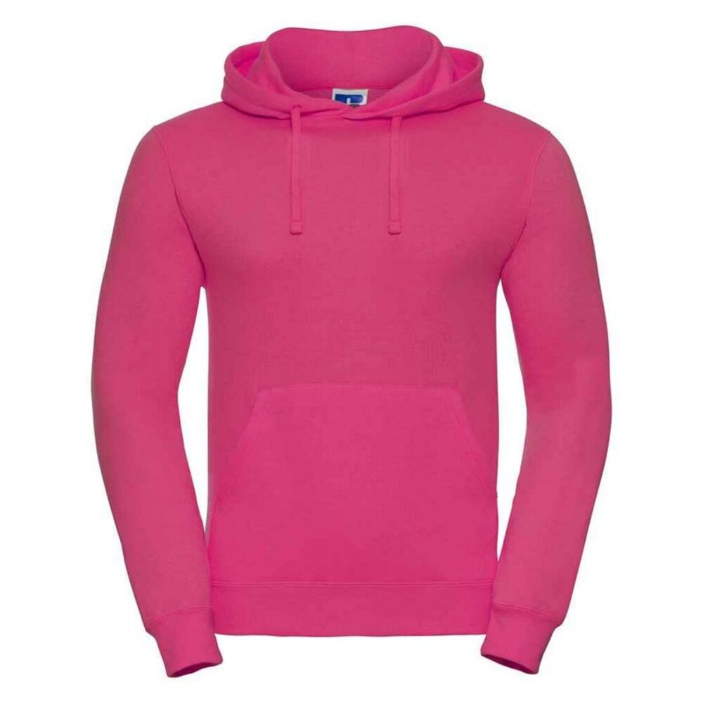 Russell Mens Plain Hoodie / Fuchsia - Picture 1 of 3